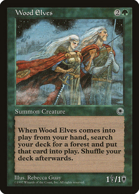 Wood Elves, art by Rebecca Guay