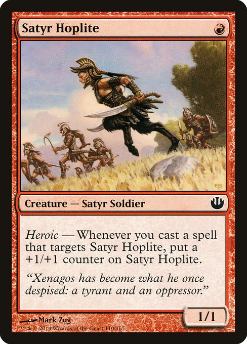 Satyr Hoplite, art by Mark Zug