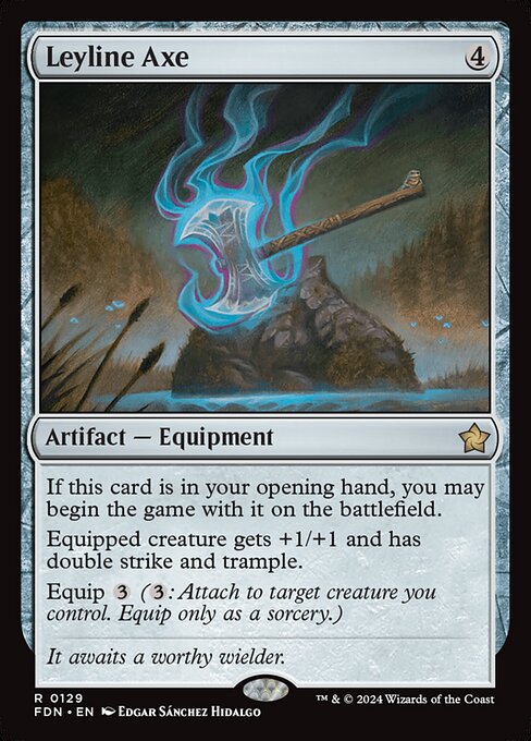 Leyline Axe, art by Edgar Sánchez Hidalgo