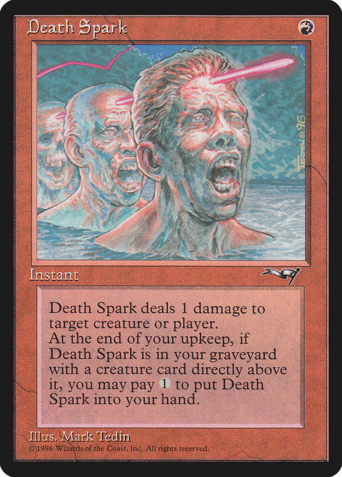 Death Spark, art by Mark Tedin