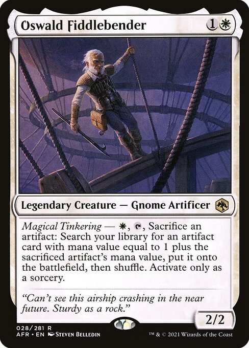 Oswald Fiddlebender, art by Steven Belledin