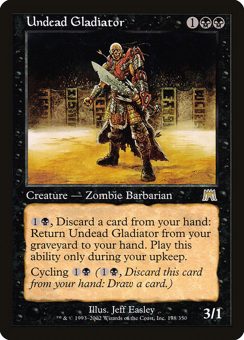 Undead Gladiator, art by Jeff Easley