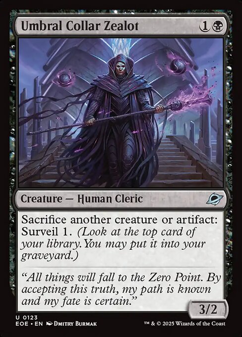 Umbral Collar Zealot, art by Dmitry Burmak