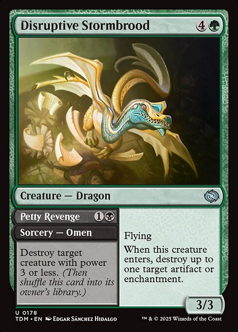 Disruptive Stormbrood // Petty Revenge, art by Edgar Sánchez Hidalgo