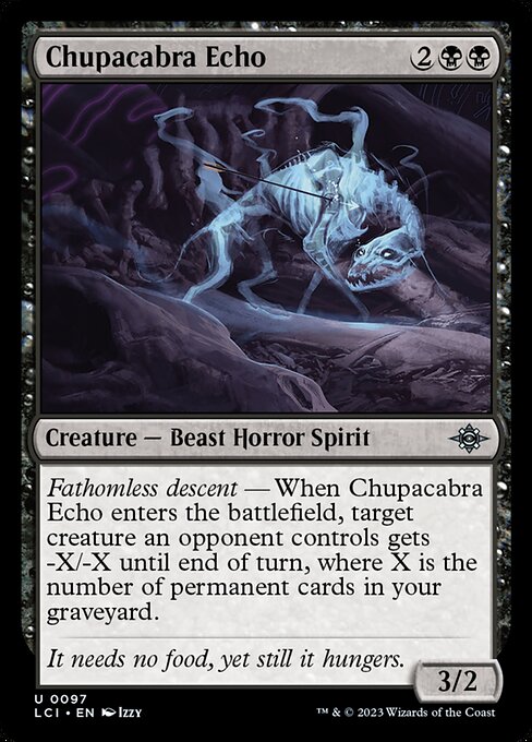 Chupacabra Echo, art by Izzy