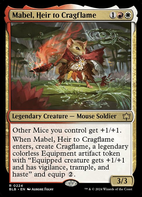 Mabel, Heir to Cragflame, art by Aurore Folny