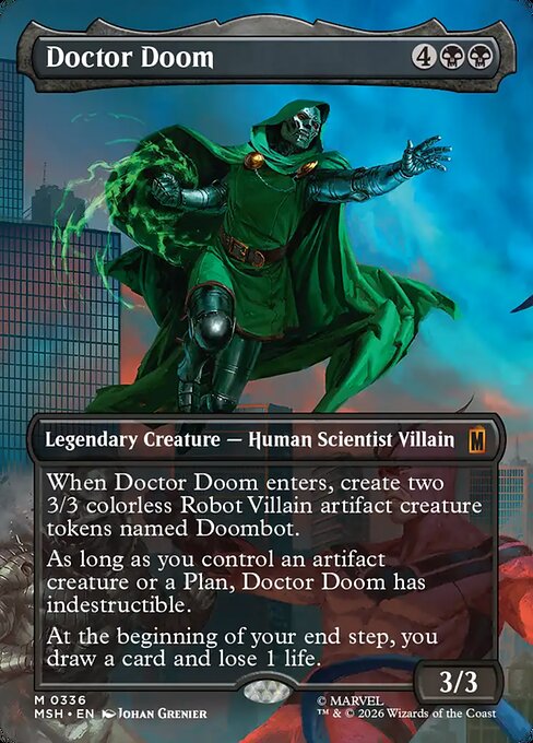 Doctor Doom, art by Johan Grenier