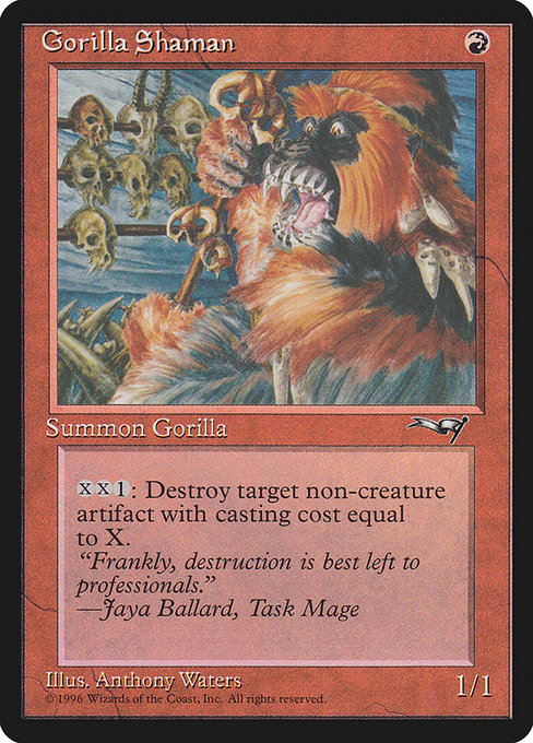 Gorilla Shaman, art by Anthony S. Waters