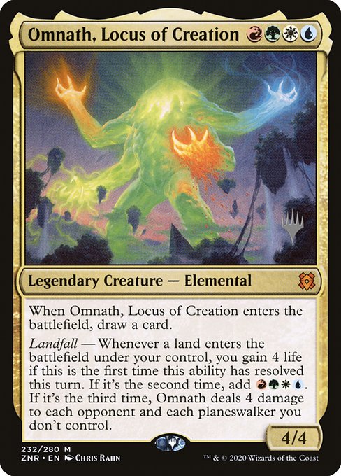 Omnath, Locus of Creation, art by Chris Rahn