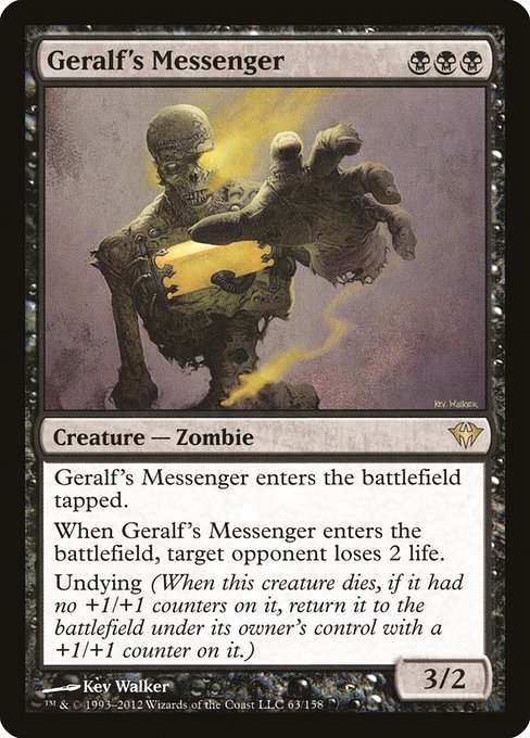 Geralf's Messenger, art by Kev Walker