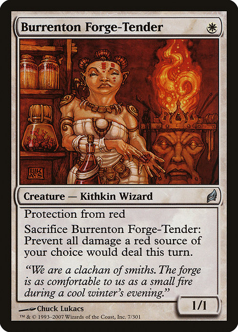 Burrenton Forge-Tender, art by Chuck Lukacs
