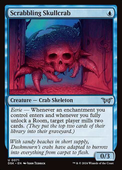 Scrabbling Skullcrab, art by John Tedrick
