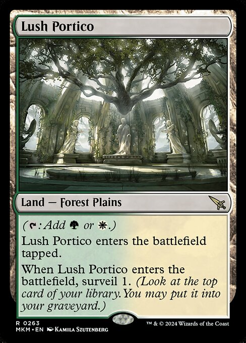 Lush Portico, art by Kamila Szutenberg