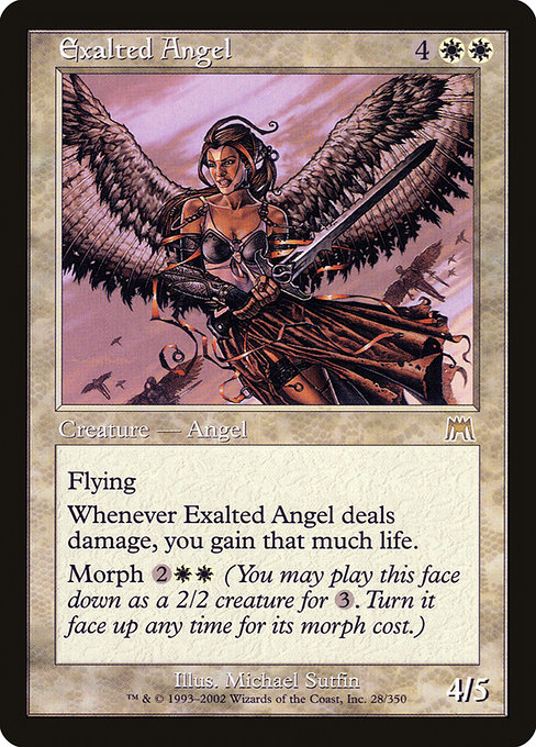Exalted Angel, art by Michael Sutfin