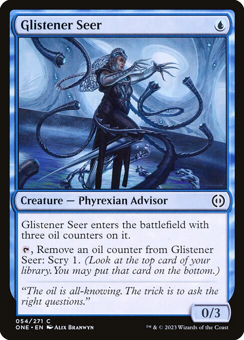 Glistener Seer, art by Alix Branwyn