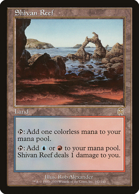 Shivan Reef, art by Rob Alexander