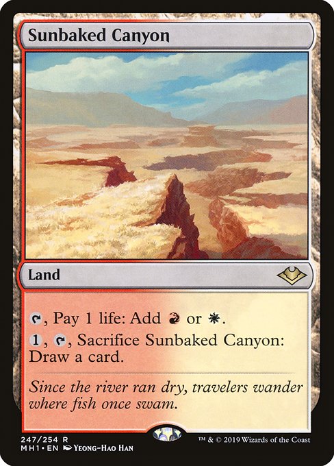 Sunbaked Canyon, art by Yeong-Hao Han