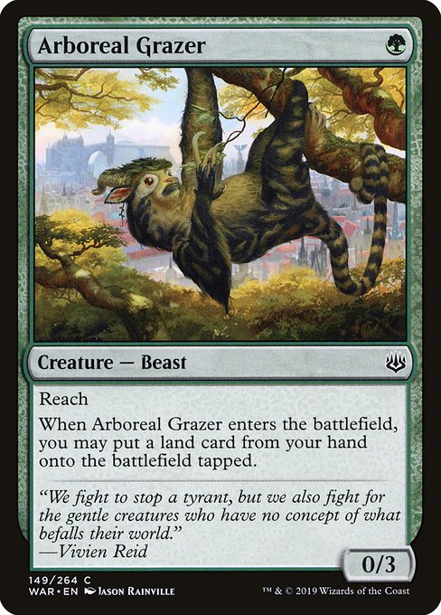 Arboreal Grazer, art by Jason Rainville