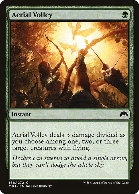 Aerial Volley, art by Lake Hurwitz