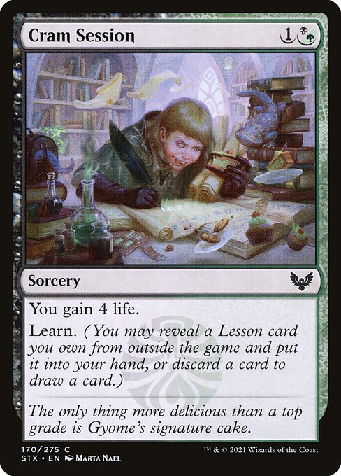 Cram Session, art by Marta Nael