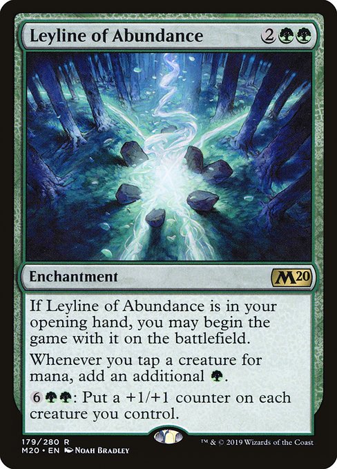 Leyline of Abundance, art by Noah Bradley