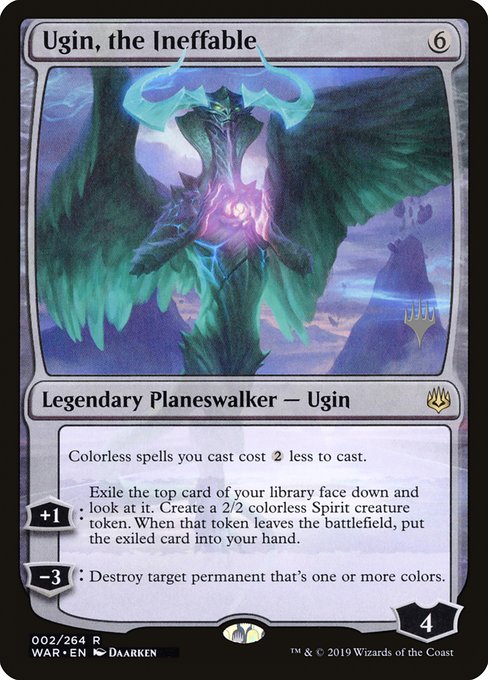 Ugin, the Ineffable, art by Daarken