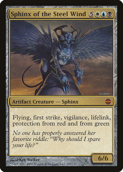 Sphinx of the Steel Wind, art by Kev Walker