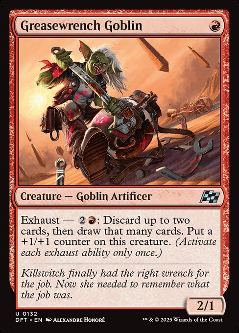 Greasewrench Goblin, art by Alexandre Honoré