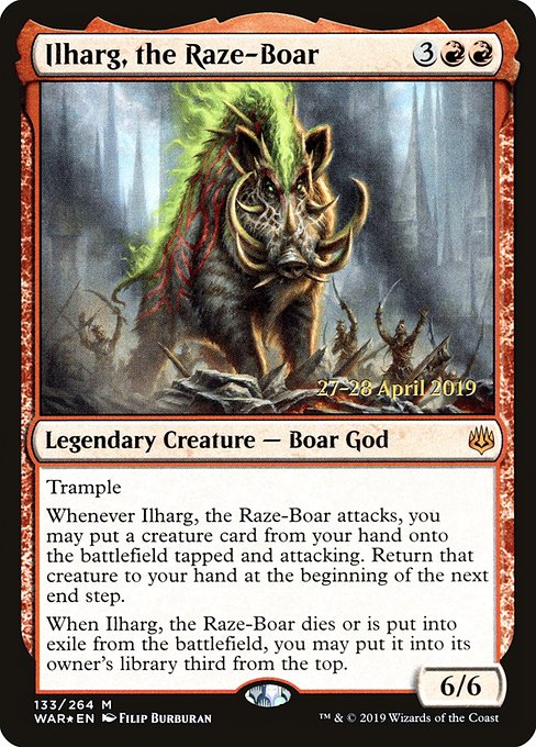 Ilharg, the Raze-Boar, art by Filip Burburan