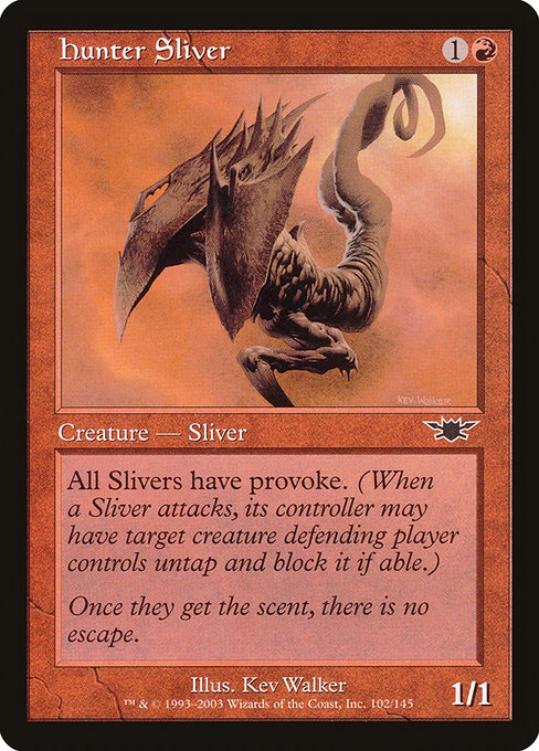 Hunter Sliver, art by Kev Walker