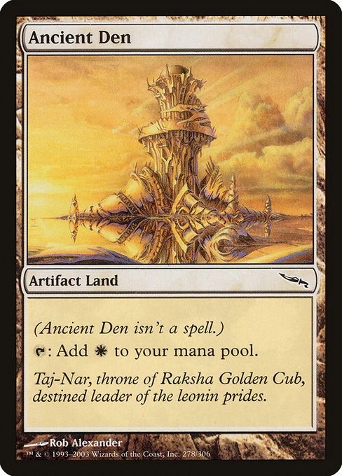 Ancient Den, art by Rob Alexander