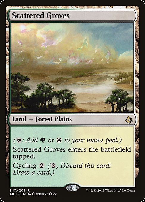 Scattered Groves, art by Christine Choi