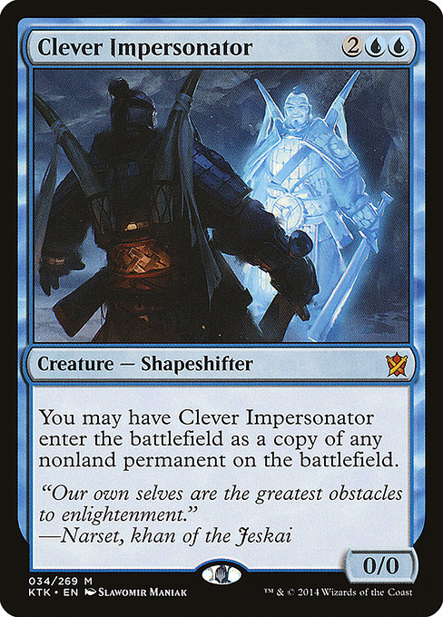 Clever Impersonator, art by Slawomir Maniak