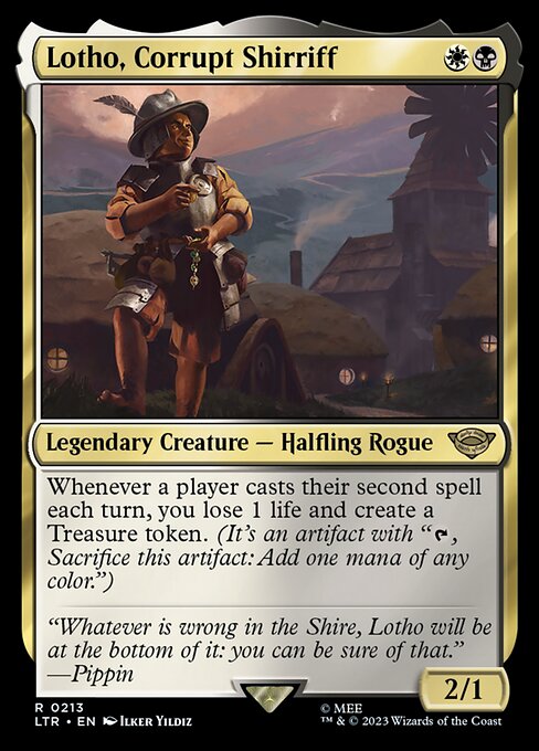 Lotho, Corrupt Shirriff, art by Ilker Yildiz