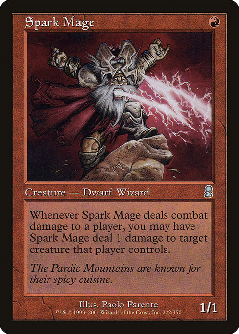 Spark Mage, art by Paolo Parente
