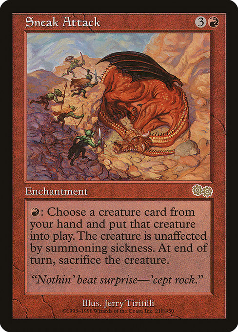 Sneak Attack, art by Jerry Tiritilli