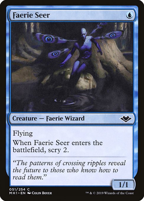 Faerie Seer, art by Colin Boyer
