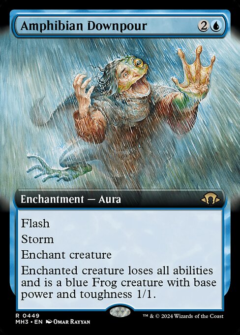 Amphibian Downpour, art by Omar Rayyan