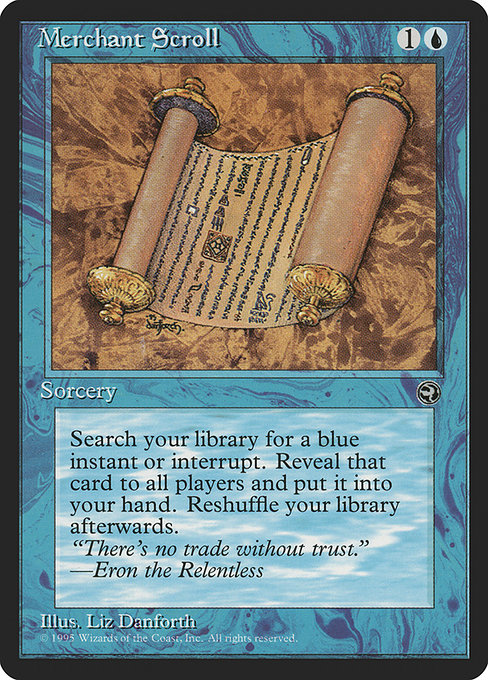 Merchant Scroll, art by Liz Danforth