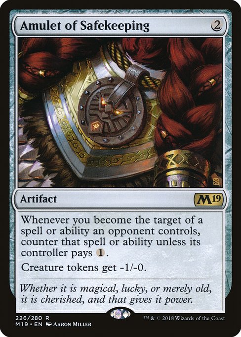 Amulet of Safekeeping, art by Aaron Miller