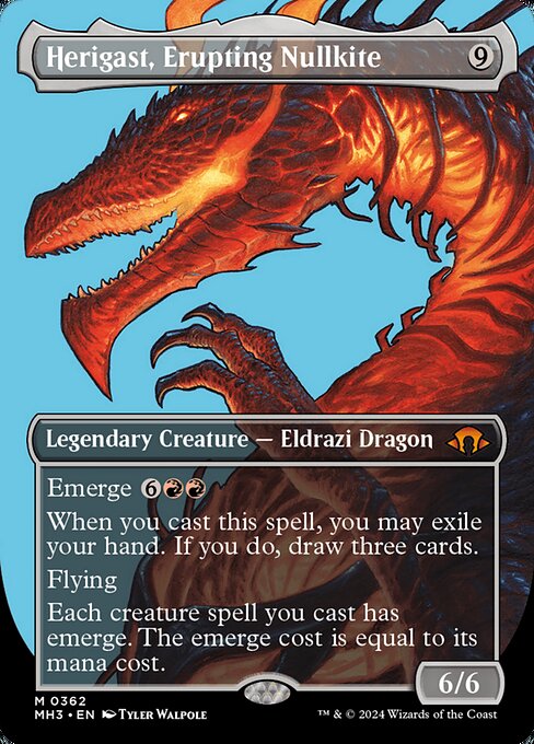 Herigast, Erupting Nullkite, art by Tyler Walpole
