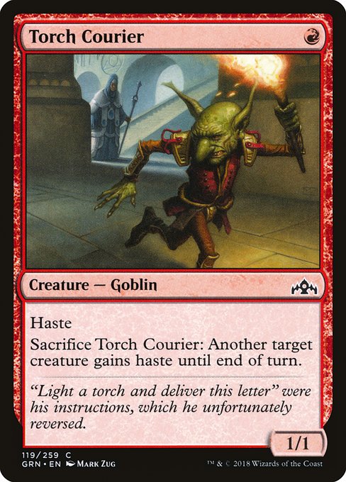 Torch Courier, art by Mark Zug