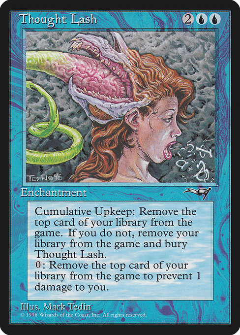 Thought Lash, art by Mark Tedin