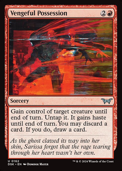 Vengeful Possession, art by Dominik Mayer