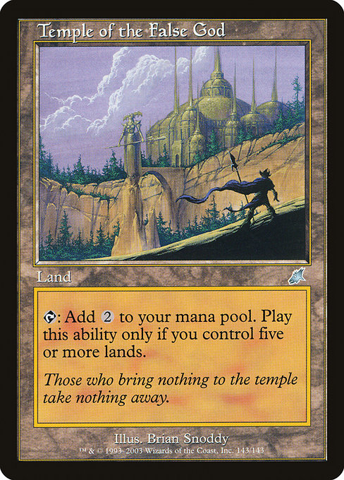 Temple of the False God, art by Brian Snõddy