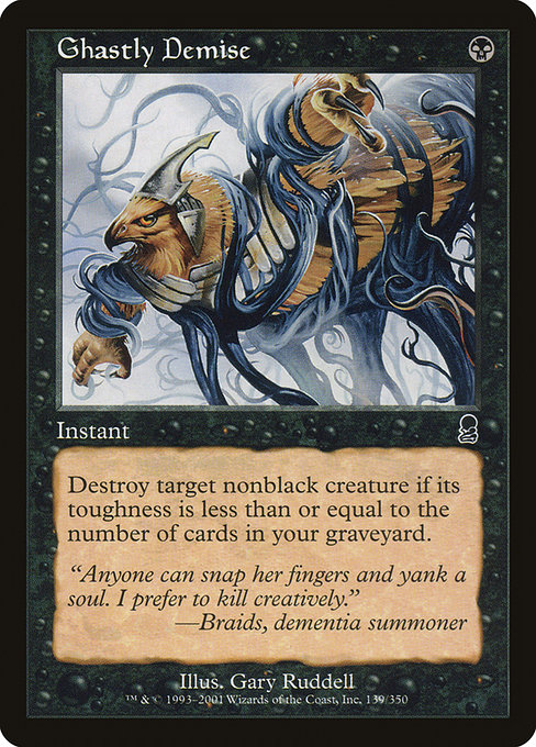 Ghastly Demise, art by Gary Ruddell