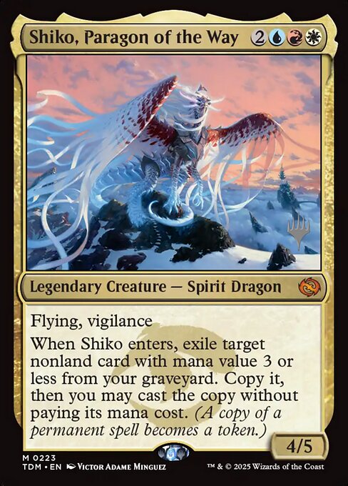 Shiko, Paragon of the Way, art by Victor Adame Minguez