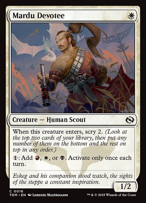 Mardu Devotee, art by Lorenzo Mastroianni