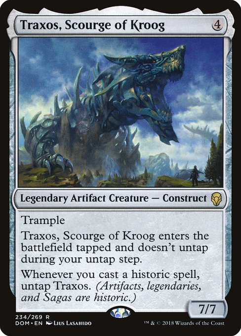 Traxos, Scourge of Kroog, art by Lius Lasahido