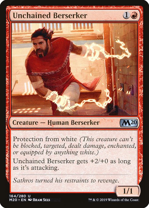 Unchained Berserker, art by Bram Sels